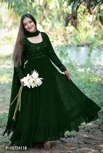 GEORGETTE KURTA WITH EMBROIDERY