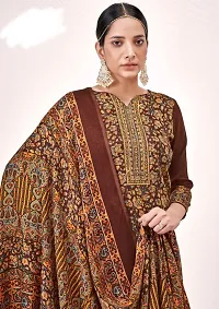 Woolen Dress Material With Dupatta-thumb1