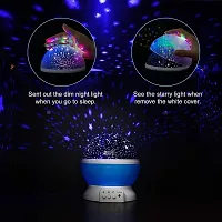 360 Degree Moon Star Projection with USB Cable Lamp for Kids Room (Random Colour)-thumb2