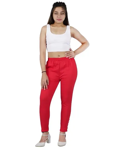 AYANSH ENTERPRISES Jeggings for Women Skinny Fit Solid Ankle Length Stretchable Blend Stylish High Waist Pants for Girls