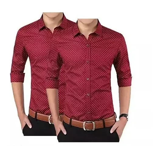 Trendy Cotton Long Sleeves Casual Shirt 