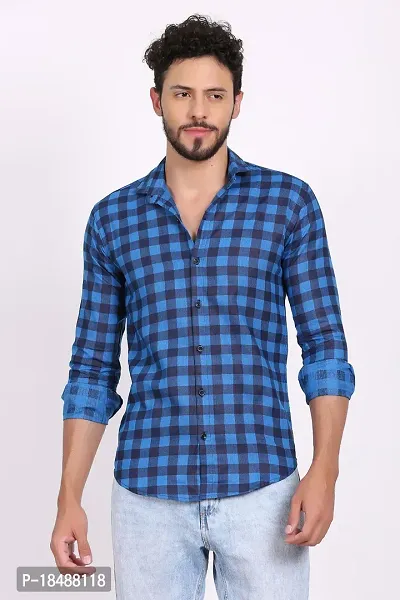 Stylish Multicoloured Cotton Long Sleeves Shirt For Men