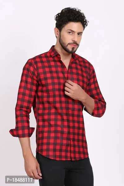 Stylish Multicoloured Cotton Long Sleeves Shirt For Men