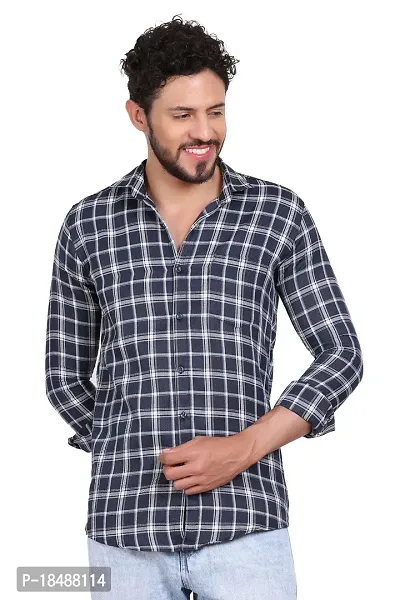 Stylish Multicoloured Cotton Long Sleeves Shirt For Men