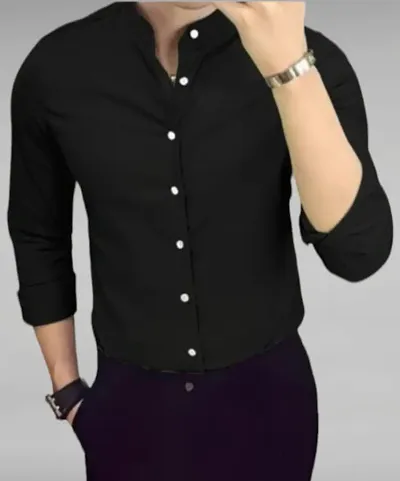 Trendy Polycotton Long Sleeves Casual Shirt