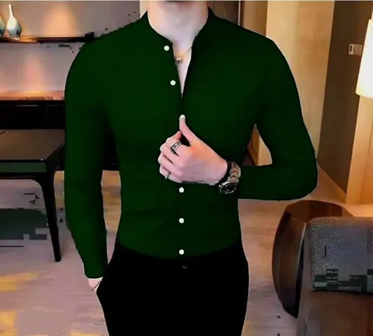 Classic Cotton Long Sleeves Casual Shirts For Men