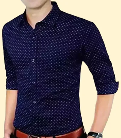 Classic Polycotton Casual Shirts for Men