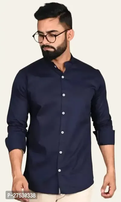 Classic Cotton Solid Casual Shirts for Men