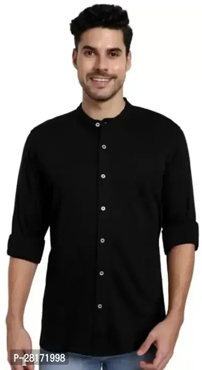 Stylish Cotton Long Sleeve Casual Shirt For Men-thumb0