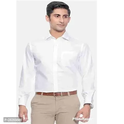 Stylish Polycotton Solid Regular Fit Shirt for Men-thumb0