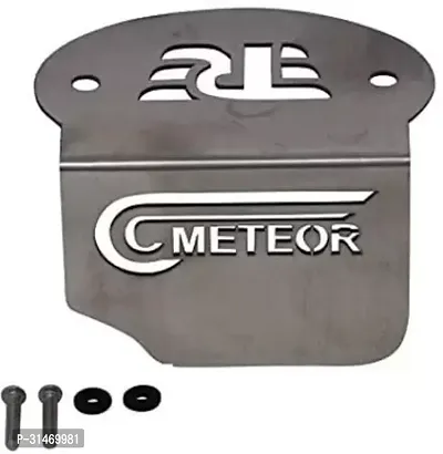 MOTO XSPEED Meteor Stainless Steel Front Disc Brake Fluid Reservoir Oil Cap Protector Bike Crash Guard (Royal Enfield)