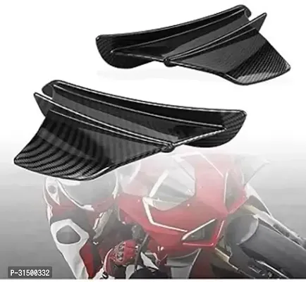 Wings Winglet Black for Yamaha R15 V3/v4, Ktm Rc 390,rc 200, Rc 125 ,rs 200 Bike Fairing Kit ()