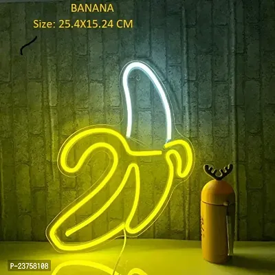 TIVA Banana Neon Sign for indoor and outdoor decor