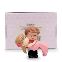 iDream Resin Couple Hug Style Figurine, Pink, 1 Set-thumb4