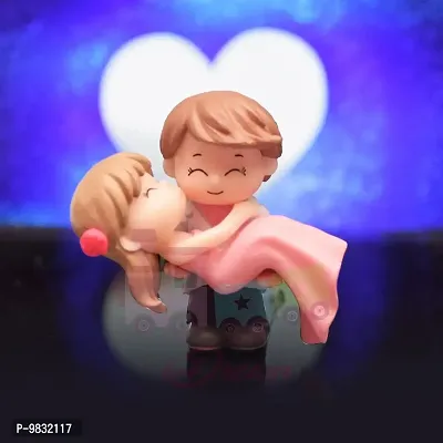 iDream Resin Couple Hug Style Figurine, Pink, 1 Set-thumb4