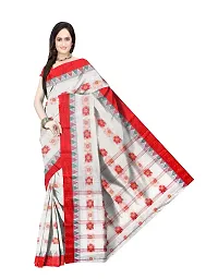 Avushanam Women's Tant Cotton Saree With Blouse Piece (SSEN-SAREE-273_White)-thumb2