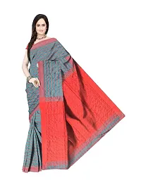 Avushanam Resham Khadi Saree With Blouse Piece (Blue) - D135-thumb2