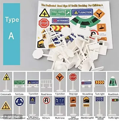 iDream Kids Large City Map with Traffic Signs Waterproof Non-Woven Play Mat (Multicolor)-thumb4