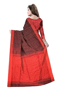 Avushanam Resham Khadi Saree With Blouse Piece (Black) - D136-thumb1