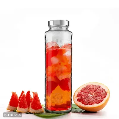 Nivido Enterprise? Food Grade Transparent Glass Water Bottle - 750 ML (1)