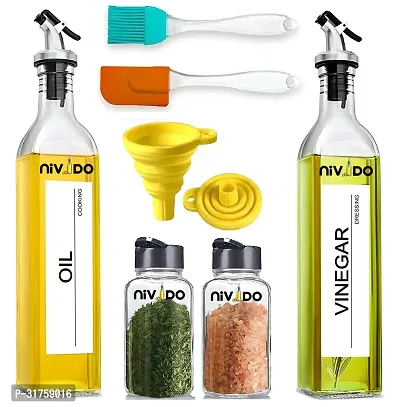 Useful Oil Stoppers  Pourers 500 ML Dispenser Bottle with Accessory