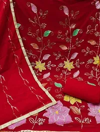 Exclusive Faux Georgette Dress Material with Dupatta-thumb1