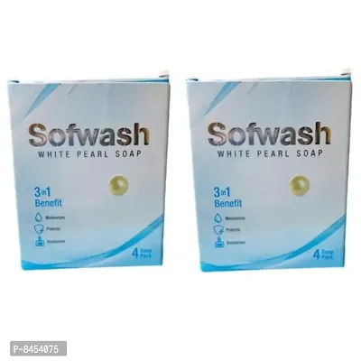 SOFWASH WHITE PEARL SOAP (SET OF 8) Bath  Soapspack of 2-thumb0