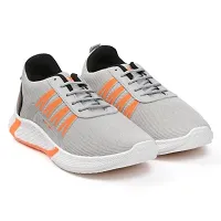 Stylish 516 Grey Sports Shoe For Men-thumb1