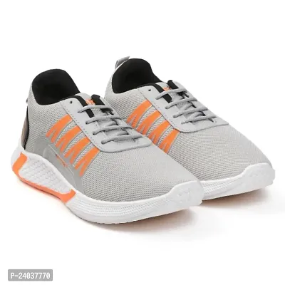 Stylish 516 Grey Sports Shoe For Men-thumb2