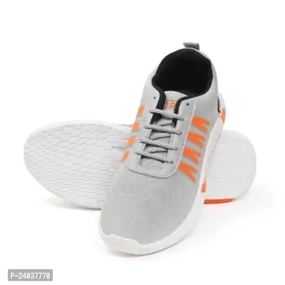 Stylish 516 Grey Sports Shoe For Men-thumb3