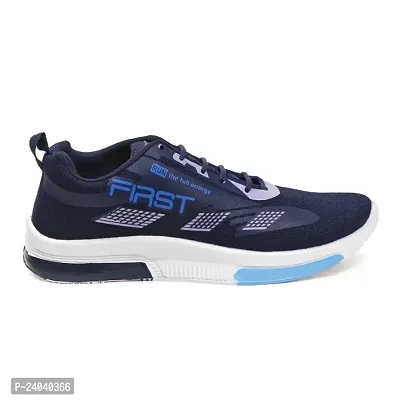 Branded Light Weight Blue Sports Shoe For Men-thumb3
