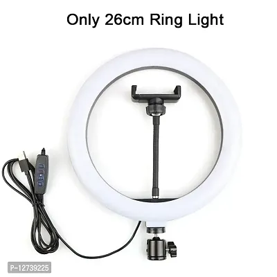 Sonvi 26 10inch Led Selfie Ring Light with Stand, Big Led Camera Light with Cool Warm Mix Light, Led Circle Light for YouTube Video Live Stream Makeup-thumb3