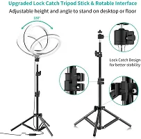 Sonvi 10 Inch Stretchable Makeup Selfie LED Ring Light with Tripod Stand Tripod Kit-thumb3