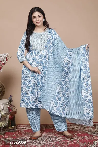 Stylish stitched kurta suit set