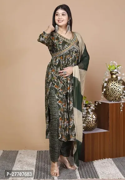 Alia style stitched kurti pant set