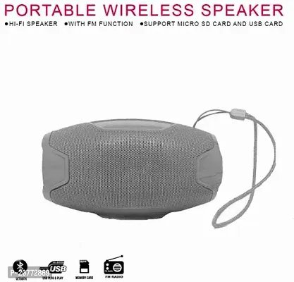 Stylish Grey Wireless Best Quality Bluetooth Speakers-thumb0