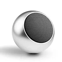 High Quality Small body Big sound smart Mini Boost Bluetooth Speaker 5.0 Bluetooth Speaker, (Silver ). Pack of 1.-thumb1