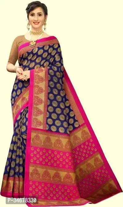 Beautiful Sarees with Blouse Piece For Women-thumb0