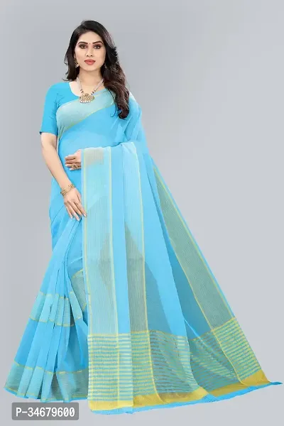 Sarees With Blouse Pieces-thumb0