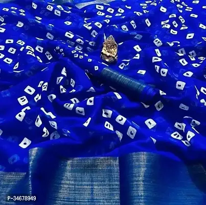 Beautiful Cotton Sarees With Blouse Pieces-thumb0