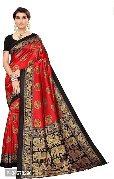 Beautiful Sarees with Blouse Piece For Women-thumb0