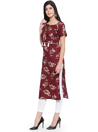 Sayesha Floral Printed Straight Crepe Women's Kurti-thumb1