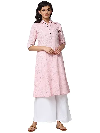 Sayesh Shirt Collar Women's Kurti