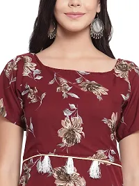 Sayesha Floral Printed Straight Crepe Women's Kurti-thumb3