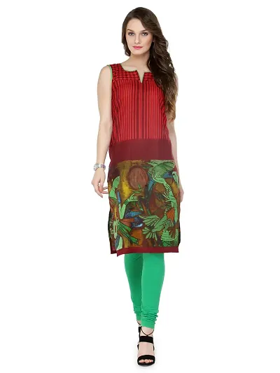 Crepe A Line Kurti