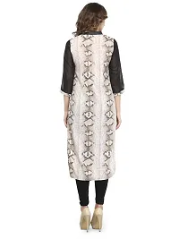 Leopard Printed Crepe Kurti-thumb3