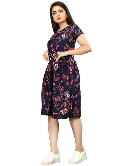 Stylish Fit And Flare Dress For Women