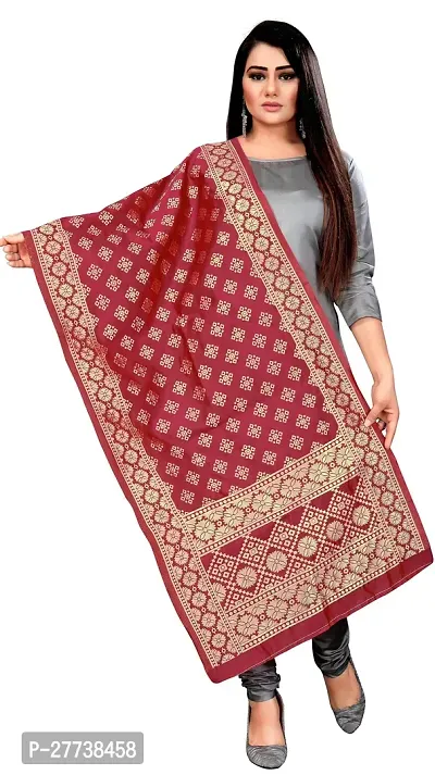 Elegant Banarasi Silk Jacquard Weave Dress Material with Dupatta For Women-thumb4