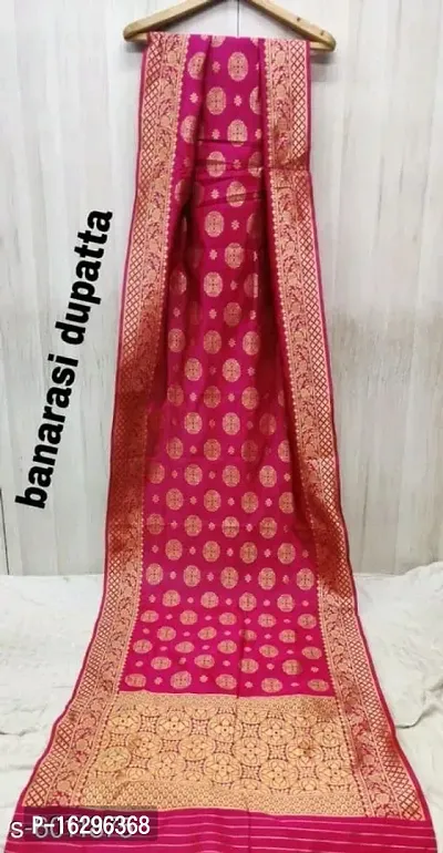 Stylish Fancy Jacquard Unstitched Dress Material Top With Bottom And Dupatta Set For Women-thumb4