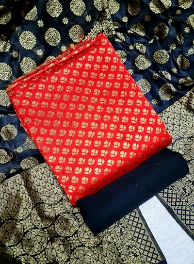 Stylish Jacquard Woven Unstitched Suit